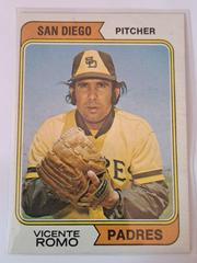 Vicente Romo #197 Baseball Cards 1974 Topps Prices