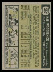 Back | Hal Woodeshick Baseball Cards 1961 Topps