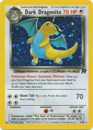 Dark Dragonite #5 Pokemon Team Rocket