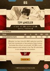 Rear | Tim Wheeler [Aspirations] Baseball Cards 2009 Donruss Elite Extra Edition