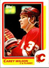 Carey Wilson #166 Hockey Cards 1986 Topps Prices