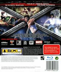 Back Cover | X-Men Origins: Wolverine PAL Playstation 3