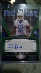 Derius Davis [Green Etch] #RS-15 Football Cards 2023 Panini Certified Rookie Signatures Prices