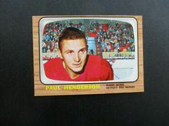 Paul Henderson Hockey Cards 1966 Topps USA Test Prices