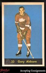 Gary Aldcorn #33 Hockey Cards 1960 Parkhurst Prices