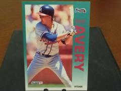 Steve Avery #349 Baseball Cards 1992 Fleer Prices