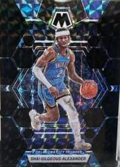 Shai Gilgeous Alexander [Black] #4 Basketball Cards 2022 Panini Mosaic Prices