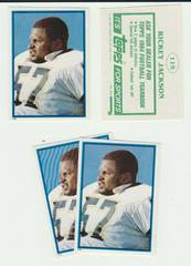 Rickey Jackson #119 Football Cards 1984 Topps Stickers Prices