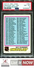 Checklist 265-396 [No Topps Heading] #381 Hockey Cards 1977 O-Pee-Chee Prices