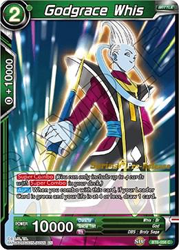 Godgrace Whis BT6-058_PR Dragon Ball Super Series 6 Pre-Release Promos