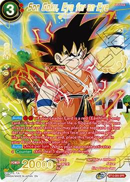 Son Goku, Eye for an Eye [SPR] BT12-005 Dragon Ball Super Vicious Rejuvenation