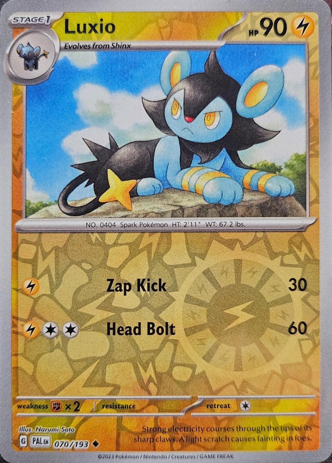 PSA newest 9 Luxio Holo DP Card Exchange Promo