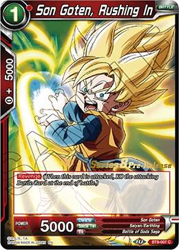 Son Goten, Rushing In BT8-007_PR Dragon Ball Super Malicious Machinations: Pre-Release Promos