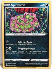 Spiritomb - 103/198 - Rare - Reverse Holo - Pokemon Singles » Chilling  Reign - Myrtle Beach Games & Comics