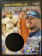 Card Back | Ken Griffey jr Baseball Cards 1997 Pinnacle Mint Collection