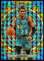Jaden Ivey #7 Basketball Cards 2022 Panini Mosaic Stained Glass Prices