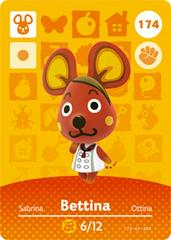 Bettina #174 [Animal Crossing Series 2] Amiibo Cards Prices