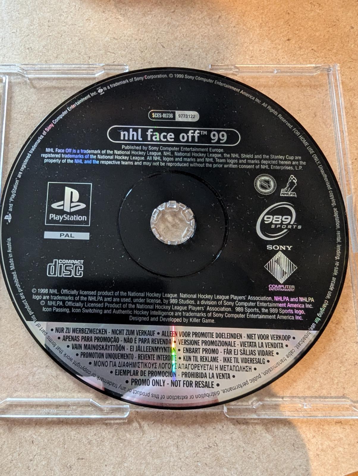 NHL Face Off 99 [Promo Not For Resale] PAL Playstation