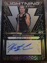 Katlyn Cerminara #OL-KCH Ufc Cards 2023 Panini Chronicles UFC Obsidian Lightning Strike Signatures Prices