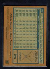 Back | Hank Aaron Baseball Cards 2022 Topps Archives