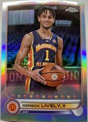 Dereck Lively II [Refractor] #2 Basketball Cards 2022 Topps Chrome McDonald's All-American Prices