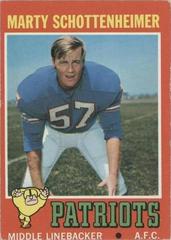 marty schottenheimer Football Cards 1971 Topps Prices