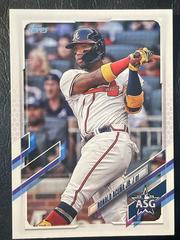 Front Of Card | Ronald Acuna Jr Baseball Cards 2021 Topps Update MLB All Stars