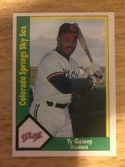 Ty Gainey #11 Baseball Cards 1990 CMC Colorado Springs Sky Sox Prices