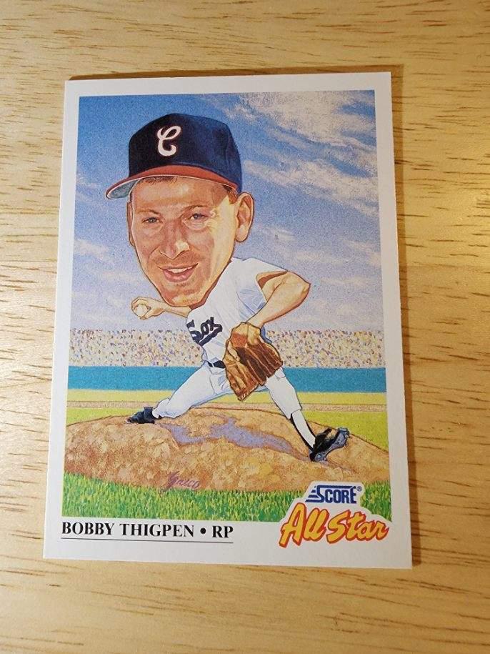 Bobby Thigpen Ungraded 1991 Score