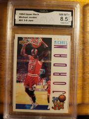 Michael Jordan [3-D Jam] #91 Basketball Cards 1994 Upper Deck Prices