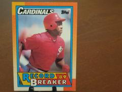 Vince Coleman #6 Baseball Cards 1990 Topps Prices