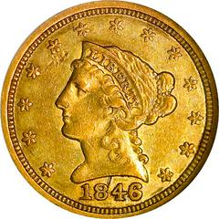 1846 O Coins Liberty Head Quarter Eagle Prices