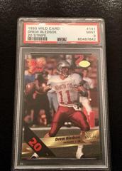 Drew Bledsoe [20 Stripe] Football Cards 1993 Wild Card Prices