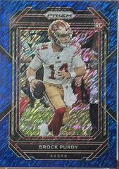 Brock Purdy [Blue Shimmer] #353 Football Cards 2022 Panini Prizm Prices