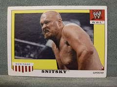 Snitsky #47 Wrestling Cards 2008 Topps Heritage IV WWE Prices