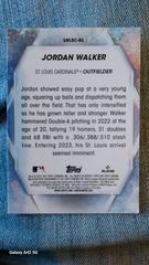 Back  | Jordan Walker Baseball Cards 2023 Topps Update Stars of MLB Chrome