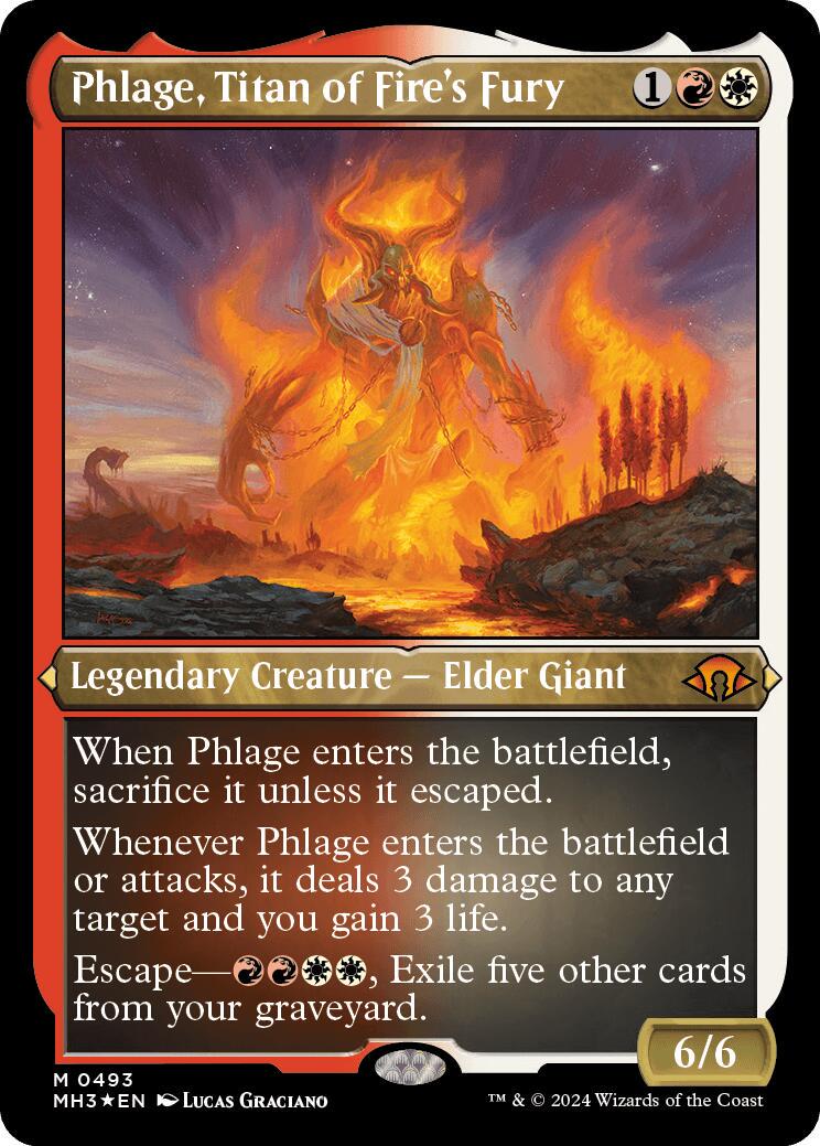 Phlage, Titan of Fire's Fury [Modern Horizons 3 Prerelease Promos] main image 0