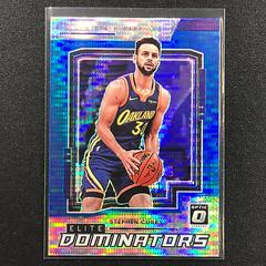 Stephen Curry [Blue Pulsar] #2 Basketball Cards 2021 Panini Donruss Optic Elite Dominators Prices