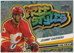 Johnny Gaudreau [Gold] Hockey Cards 2022 Upper Deck Freestyles Prices