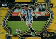 Julian Alvarez [Gold] #202 Soccer Cards 2022 Panini Select FIFA Prices