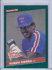 Ruben Sierra Baseball Cards 1986 Donruss Rookies Prices