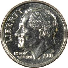 2001 D Coins Roosevelt Dime Prices