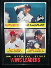Randy Johnson/Curt Schilling/Matt Morris #276 Baseball Cards 2003 Upper Deck Vintage Prices