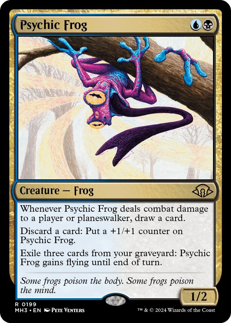 Psychic Frog [Foil] #199 Magic Modern Horizons 3