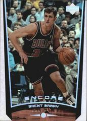 Brent Barry #12 Basketball Cards 1998 Upper Deck Encore Prices
