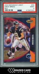 Drew Brees [Red] Football Cards 2003 Bowman's Best Prices