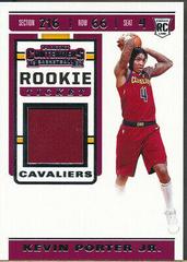Kevin Porter Jr. #RTS-KPJ Basketball Cards 2019 Panini Contenders Rookie Ticket Swatches Prices
