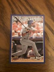 Jose Reyes #SS-9 Baseball Cards 2008 Upper Deck Superstar Scrapbooks Prices