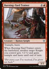 Burning-Yard Trainer [Foil] Magic Throne of Eldraine Prices