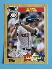 Wade Boggs [All Star] Baseball Cards 1987 Topps Prices